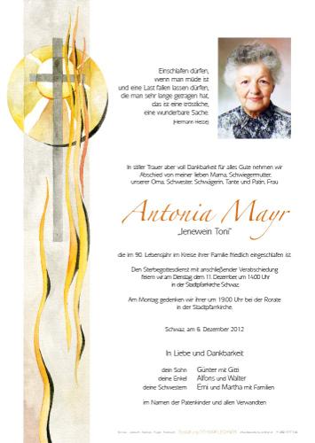 Parte von Antonia Mayr