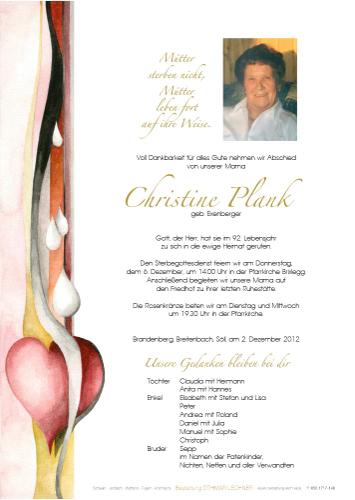 Parte von Christine Plank