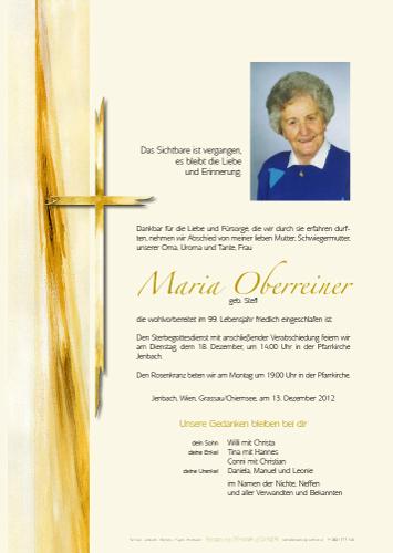 Parte von Maria Oberreiner
