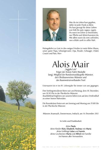 Parte von Alois Mair