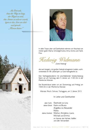 Parte von Hedwig Widmann