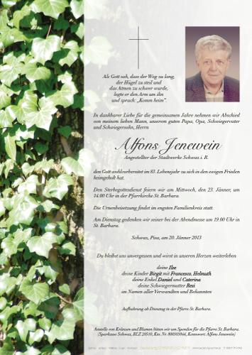 Parte von Alfons Jenewein