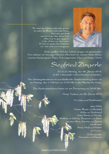 Parte von Siegfried Zingerle