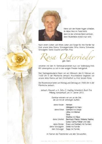 Parte von Rosa Osterrieder