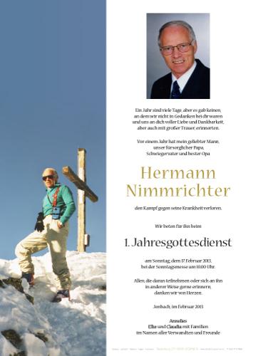 Parte von Hermann Nimmrichter