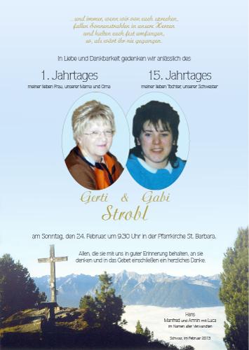 Parte von Gertrud Strobl