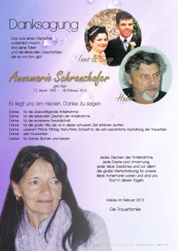Parte von Annemarie Schranzhofer