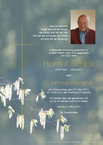 Parte von Helmut Schick