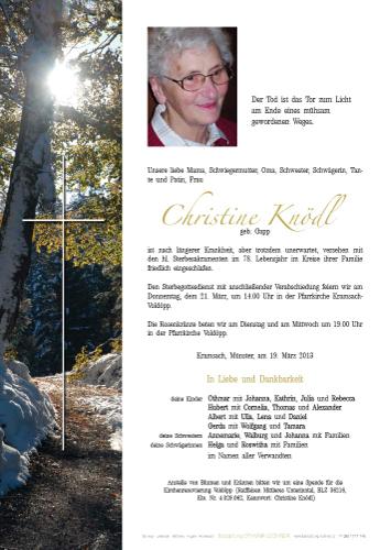 Parte von Christine Knödl