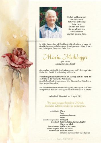 Parte von Maria Mühlegger