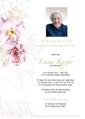 Parte von Emma Kapfer