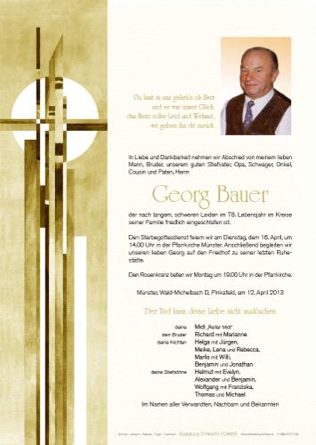 Parte von Georg Bauer