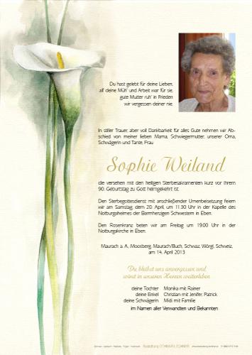 Parte von Sophie Weiland