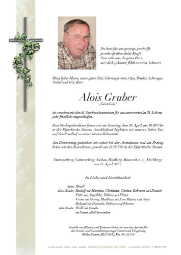 Parte von Alois Gruber