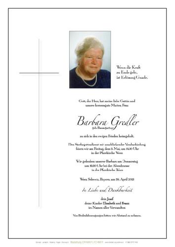 Parte von Barbara Gredler