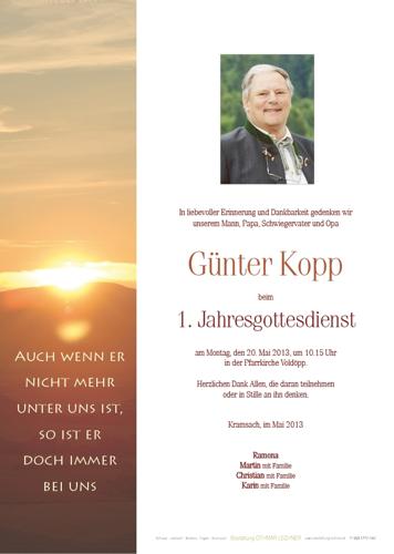 Parte von Günter Kopp