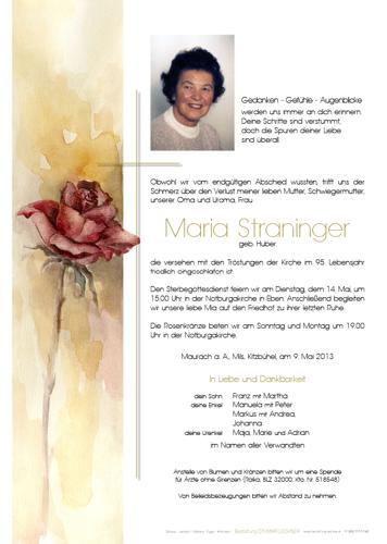 Parte von Maria Straninger