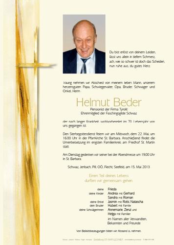 Parte von Helmut Beder