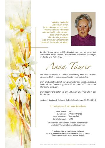 Parte von Anna Taurer