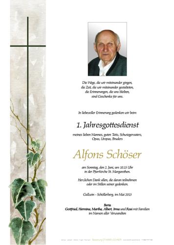 Parte von Alfons Schöser