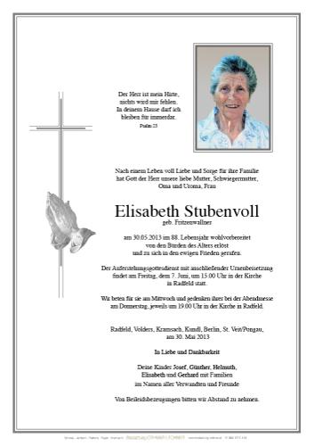 Parte von Elisabeth Stubenvoll