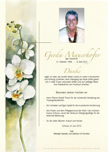 Parte von Gerda Mauerhofer
