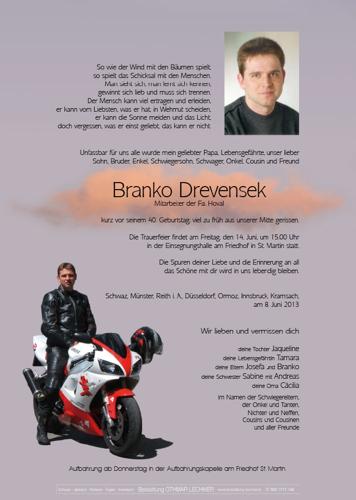 Parte von Branko Drevensek
