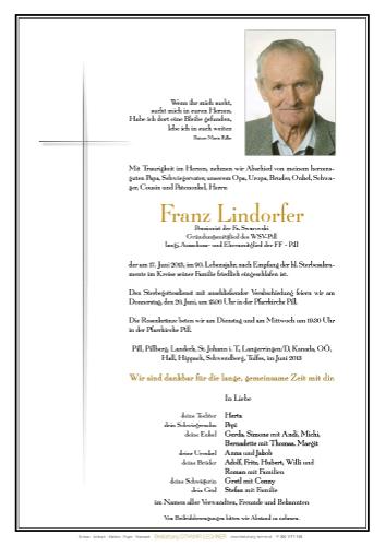 Parte von Franz Lindorfer