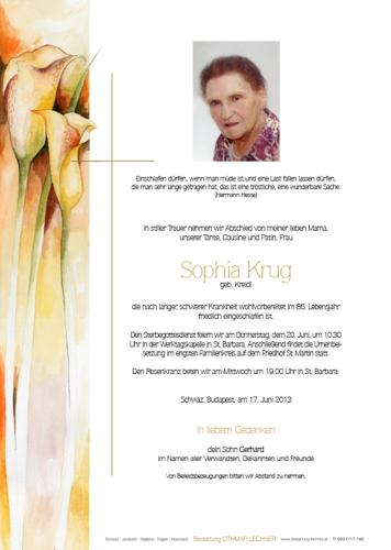 Parte von Sophia Krug