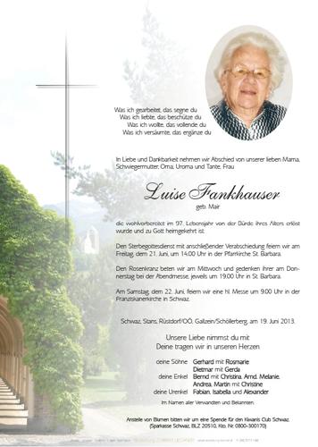 Parte von Luise Fankhauser