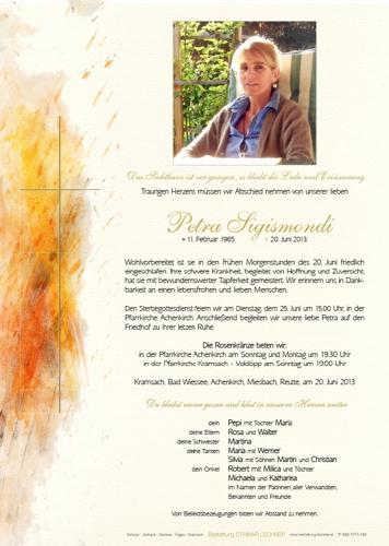 Parte von Petra Sigismondi