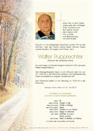 Parte von Walter Rupprechter