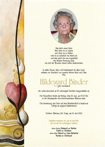 Parte von Hildegard Binder