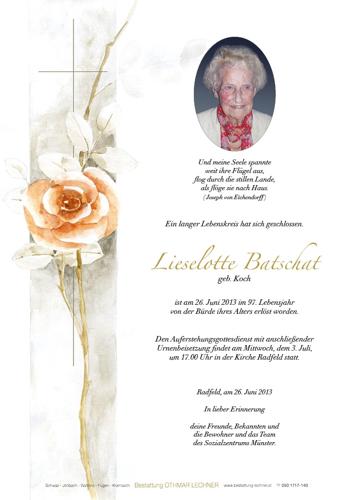 Parte von Lieselotte Batschat