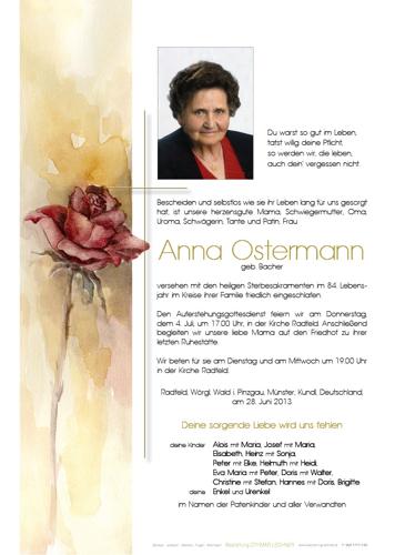 Parte von Anna Ostermann