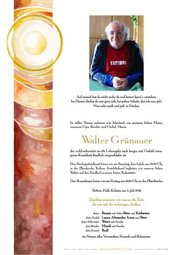 Parte von Walter Grünauer