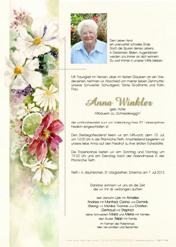 Parte von Anna Winkler