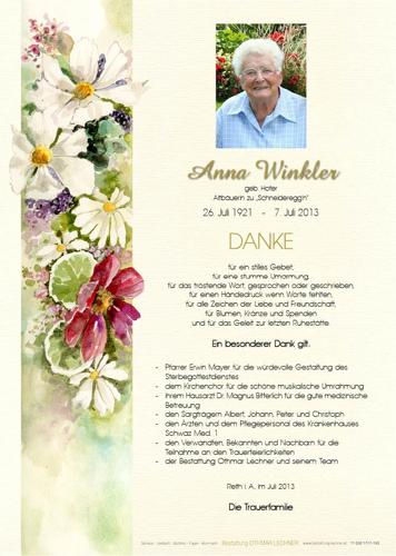 Parte von Anna Winkler