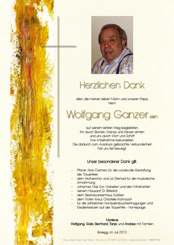 Parte von Wolfgang Ganzer