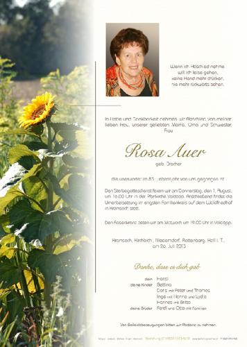 Parte von Rosa Auer