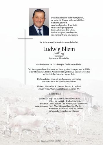 Parte von Ludwig Bliem