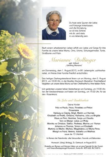 Parte von Marianne Dollinger