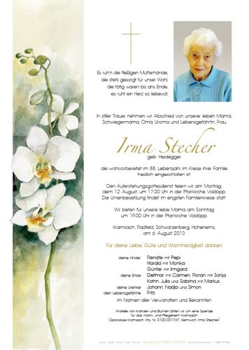 Parte von Irma Stecher