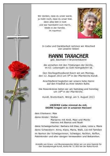 Parte von Hanni Taxacher