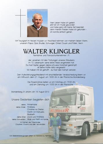 Parte von Walter Klingler