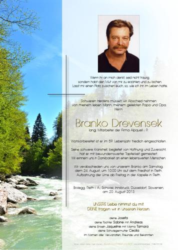 Parte von Branko Drevensek