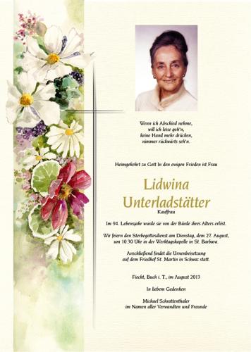 Parte von Lidwina Unterladstätter