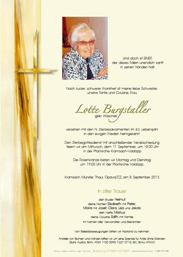 Parte von Liselotte Burgstaller