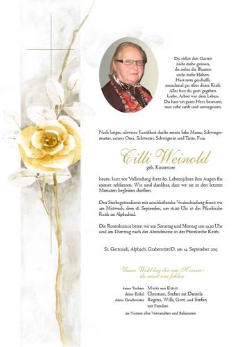 Parte von Cilli Weinold