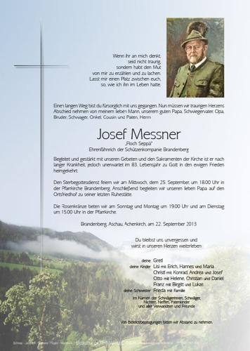 Parte von Josef Messner